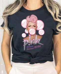 P!nk Carnival Tour Shirt, Pink Carnival Trust Fall Album Shirt