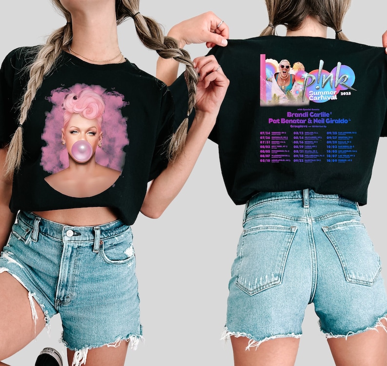 P!nk Pink Singer Summer Carnival 2023 Tour Shirt, P!nk Shirt P!nk Pink Singer Summer Carnival 2023 Tour Shirt, P!nk Shirt