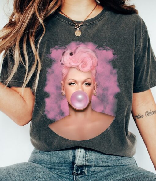 P!nk Pink Singer Summer Carnival 2023 Tour Shirt, Trustfall Album Shirt,Concert 2023 P!nk shirt