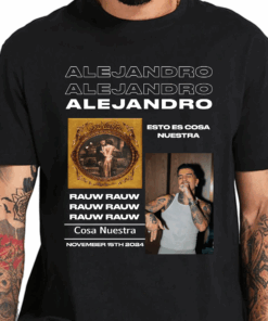 Rauw Alejandro Cosa Nuestra Concert Shirt