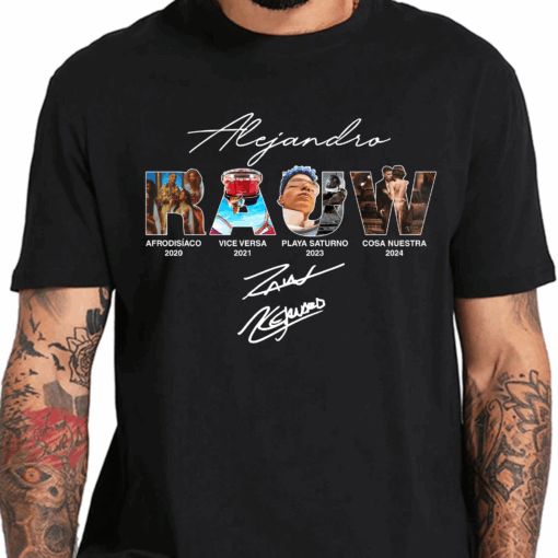 Rauw Alejandro album shirt, tour music shirt