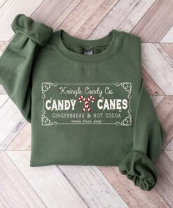 Retro Christmas Shirt, Kringle Candy Co. Shirt, Christmas Candy Sweatshirt