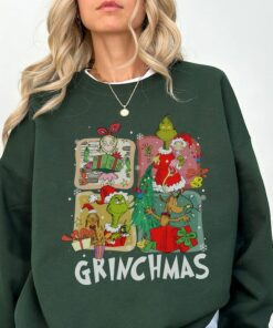 Retro Ginchmas Shirt, Vnitage Grinchmas Sweatshirt, Family Matching Holiday Shirt, Funny Grinch Sweatshirt, Christmas Gift Shirt