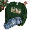 Retro Grinch Coffee Drink Shirt, Ugly Christmas Crewneck