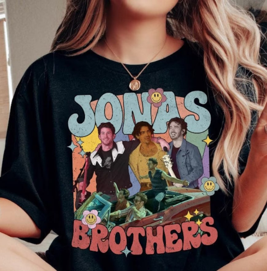 Retro Jonas Brothers Tour Unisex Shirt Retro Jonas Brothers Tour Unisex Shirt