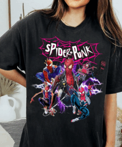 Retro Spider Punk Shirt 1