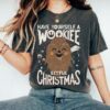 Star Wars Wookiee Little Christmas Sketched, Chewbacca Little Christmas, Disney World Tee, Galaxy’s Edge  Trip, Christmas Squad Sweater