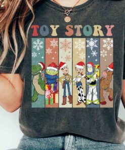 Toy Story Characters Group Walt Disney World Christmas Shirt