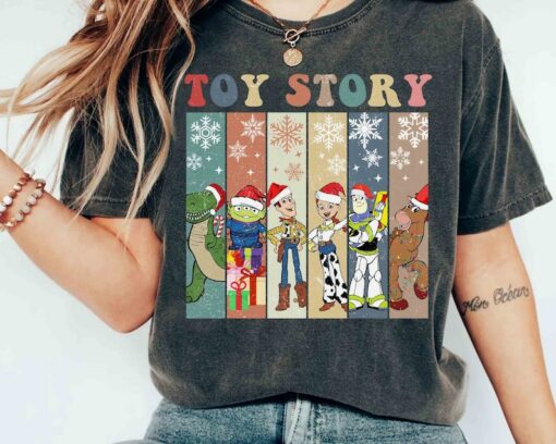 Toy Story Characters Group Walt Disney World Christmas Shirt