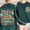 Two-Sided Walt Disney World Christmas Sweatshirt, Vintage Mickey and Friends Christmas hoodie, Disneyland Christmas Family shirt, HT-220804