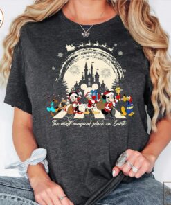Vintage Disney Christmas Shirt Mickey’s Very Merry Christmas Party Sweatshirt Mickey Holiday Magic Kingdom Christmas Shirts Family Trip Gift