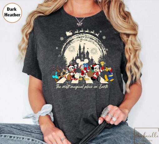 Vintage Disney Christmas Shirt Mickey’s Very Merry Christmas Party Sweatshirt Mickey Holiday Magic Kingdom Christmas Shirts Family Trip Gift