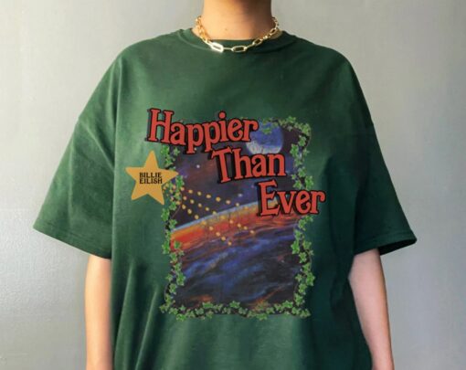 Vintage Happier Than Ever Shirt