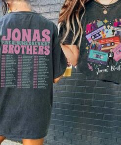 Vintage Jonas Brothers T-Shirt, Jonas Brothers Cassette Shirt, Nick Joe Kevin Jonas Shirt