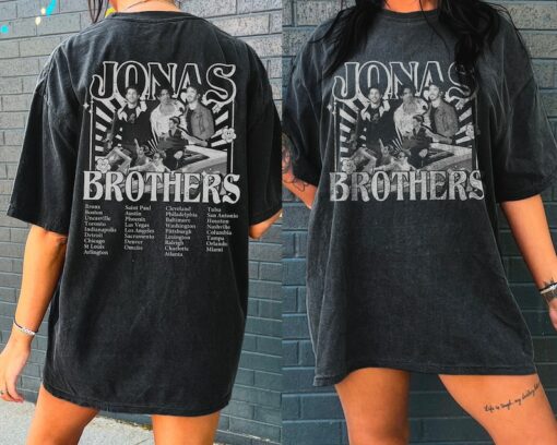 Vintage Jonas Brothers Tour Times T-Shirt