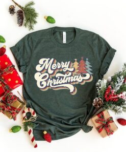 Vintage Merry Christmas Shirt, Merry Christmas Shirt