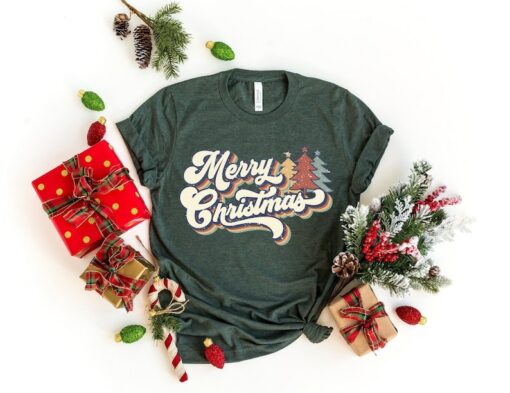 Vintage Merry Christmas Shirt, Merry Christmas Shirt