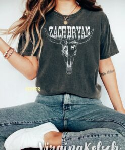Vintage Zach Bryan Bullhead  Shirt, Zach Bryan Country Music Shirt
