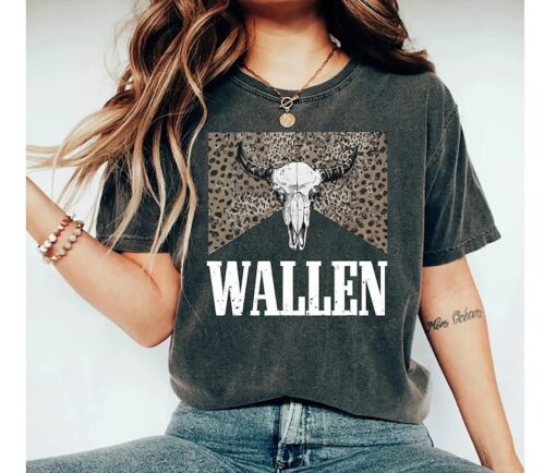 Wallen Cow Skull Shirt, Wallen Shirt, Country Music Shirt