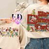 Walt Disney World Vintage Retro WDW Mickey And Friends Christmas Lights Shirt, Mickey’s Very Merry Xmas Party Tee, Disneyland Family Gift
