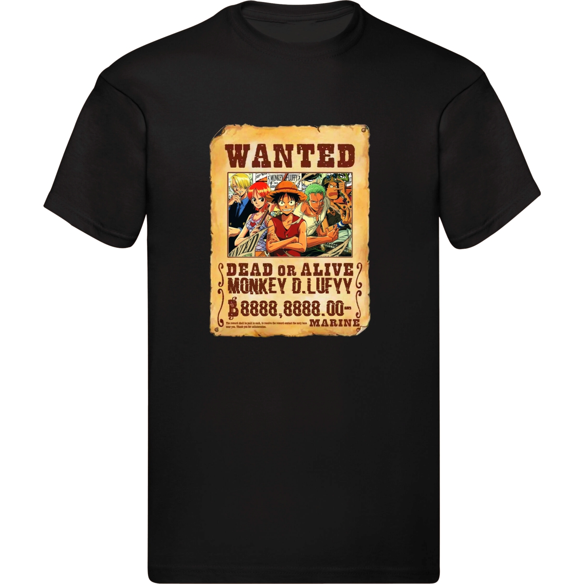 Wanted One Piece T-Shirt Wanted One Piece T-Shirt