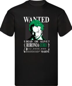 Wanted Zoro T-Shirt Wanted Zoro T-Shirt
