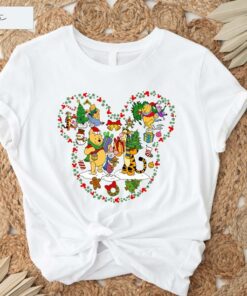 Winnie The Pooh Very Merry Christmas 2023 Shirt, Disney Christmas Sweatshirt, Winnie The Pooh Shirt, Pooh And Friends, Disney Pooh Bear