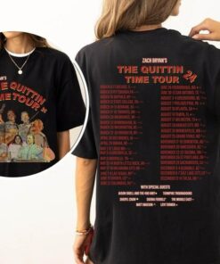 Zach Bryan Front and Back Printed Tour 2024 Shirt