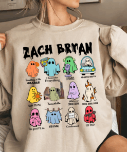 Zach Bryan Ghost Halloween Shirt, Halloween Shirt