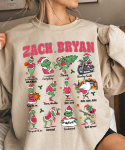 Zach Bryan Grinch Christmas Shirt