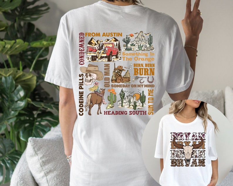 Zach Bryan Shirt, Burn Burn Burn Tour Shirt Zach Bryan Shirt, Burn Burn Burn Tour Shirt