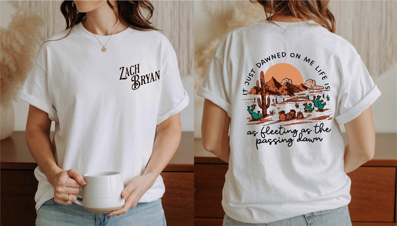 Zach Bryan Shirt, It Just Dawned On Me T-Shirt Zach Bryan Shirt, It Just Dawned On Me T-Shirt