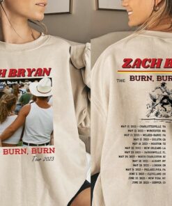 Zach Bryan Sweatshirt, The Burn Burn Burn Tour Shirt, Zach Bryan Tour 2023