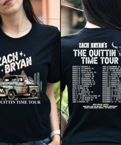 Zach Bryan The Quittin Time Tour 2024 T-Shirt, Country Music Singer Shirt