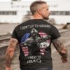 I Didn’t Go To Harvard I Went To Iraq Shirt (Back Side)