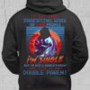 I Do The Parenting Work Of Two People Hoodie (Back Side)