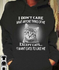 I Don’t Care What Anyone Thinks Of Me Except Cats I Want Cats To Like Me Hoodie I Don’t Care What Anyone Thinks Of Me Except Cats I Want Cats To Like Me Hoodie