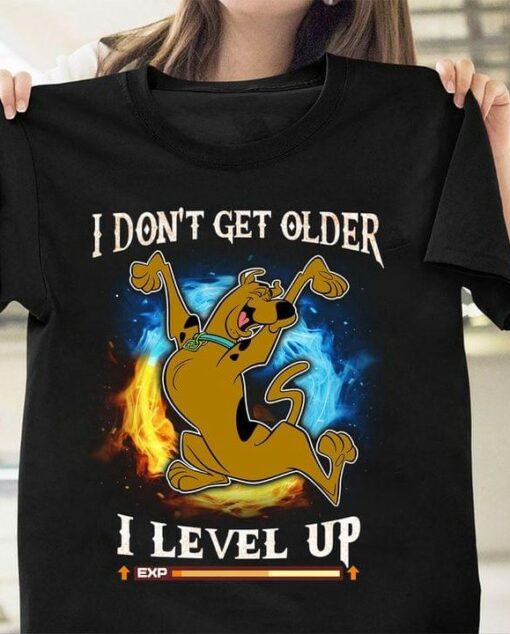 I Don’t Get Older I Level Up Scooby-Doo Shirt
