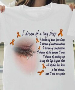 I Dream Of A Long Sleep Eye Crying Tears Orange Ribbons Shirt I Dream Of A Long Sleep Eye Crying Tears Orange Ribbons Shirt