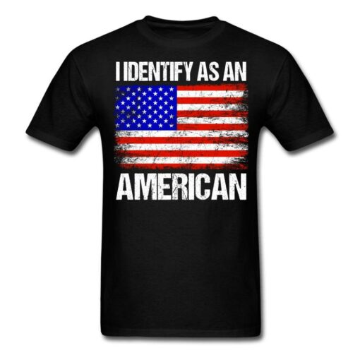 I Identify As An American Flag Of America Shirt