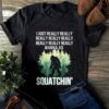 I Just Many Really Wanna Go Squatchin’ Bigfoot In Jungle Shirt