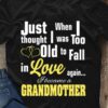 I Just Thought When I Was Too Old To Fall In Love Again I Became A Grandmother Family Shirt
