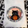 I Like Cats and Basketball and Maybe 3 People T-Shirt