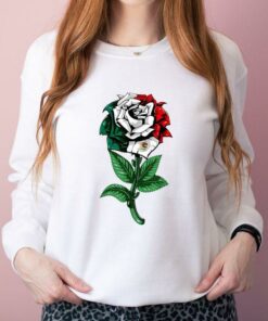 I Love My Country Mexico Rose Shirt