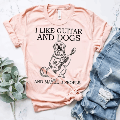 I like Guitar and Dogs and maybe 3 people T-Shirt