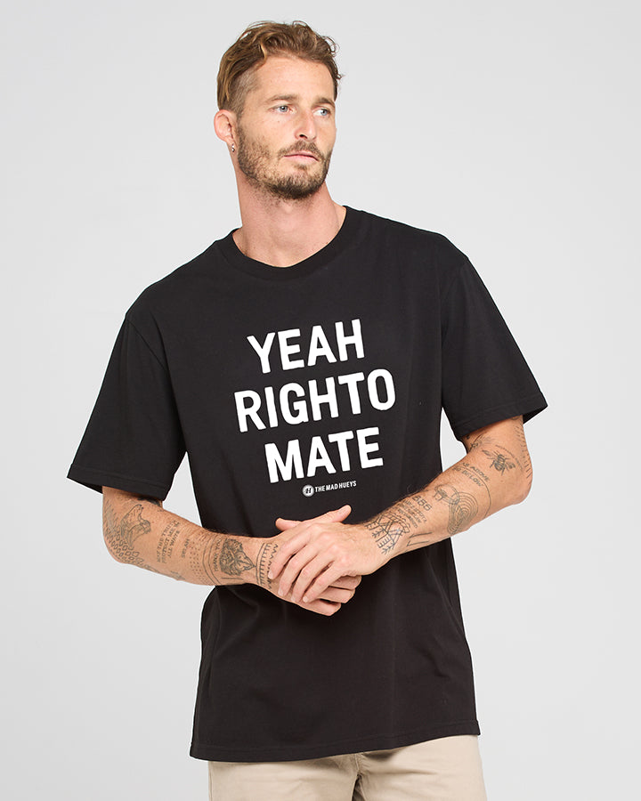 YEAH RIGHTO MATE YEAH RIGHTO MATE