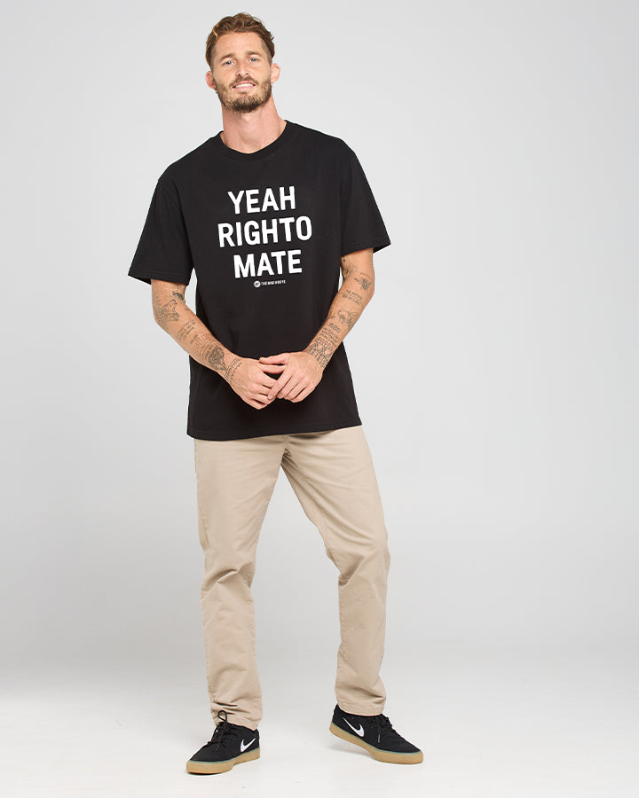 YEAH RIGHTO MATE YEAH RIGHTO MATE