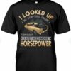 I Looked Up My Symptoms Online Turns Out Horsepower Car Racing Shirt