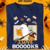 I Love Booooooks Hello Halloween Ghost Shirt