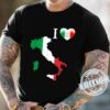 I Love Italy Flag Of Italy Shirt